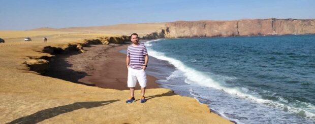 Pink Lagoon in Paracas